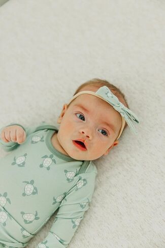 Copper Pearl Long Sleeve Bodysuit Baby: Ultra Soft Baby for Newborns, Boys, and Girls - Stylish, Comfortable, Overlap Shoulders, Premium Knit Fabric - 6-12 Months, Ace in Saudi Arabia