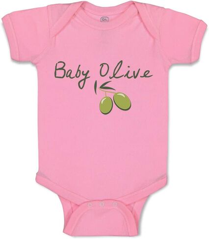 لطيف الأوغاد مخصص الطفل ارتداءها الطفل الزيتون الخضروات مضحك القطن صبي وفتاة ملابس الطفل in Kuwait