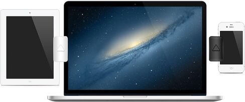 مشبك تثبيت جانبي xcivi - قم بتثبيت هاتفك أو جهازك اللوحي على الكمبيوتر المحمول أو الشاشة - دعامة عرض مزدوجة أو ثلاثية تربط الجهاز اللوحي/الهاتف الذكي (عبوتان) in Kuwait