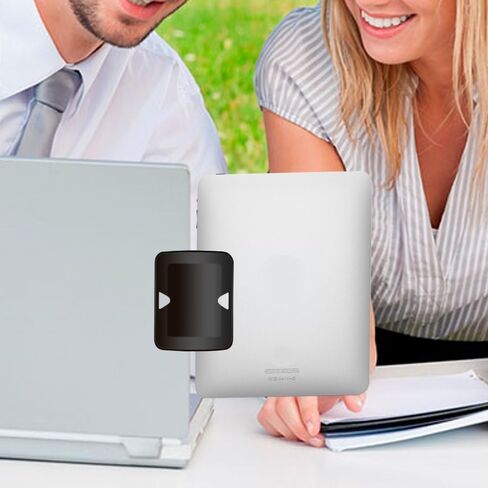 مشبك تثبيت جانبي xcivi - قم بتثبيت هاتفك أو جهازك اللوحي على الكمبيوتر المحمول أو الشاشة - دعامة عرض مزدوجة أو ثلاثية تربط الجهاز اللوحي/الهاتف الذكي (عبوتان) in Kuwait