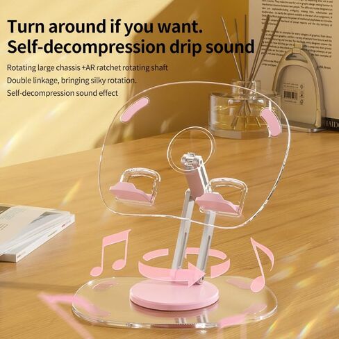 Aluminium Alloy Foldable Rotation Tablet Stand & Phone Stand Adjustable Holder Universal Colorful Holder (yellow) in Saudi Arabia