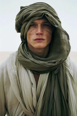 شال JPXH للرجال والنساء البالغين من العصور الوسطى بقلنسوة متعدد الألوان، شال لعب الأدوار in Kuwait