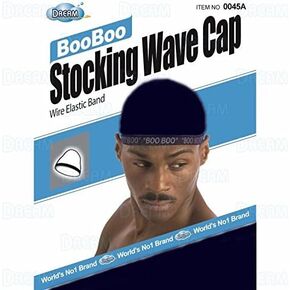 Dream, Boo Boo Stocking Wave Cap, Wire Eastic Band (Item #045 Navy)