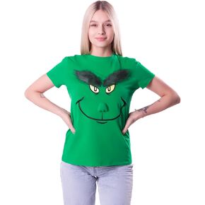 ComfyCamper Adult Green Monster Shirt - Mens Women Womens Costume T Cosplay Christmas Halloween Holiday Tshirt