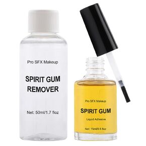 Professional Spirit Gum Adhesive Glue for Halloween, Stage, Cosplay, Special Effect Makeup