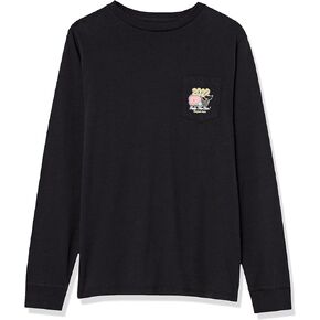 تي شيرت Vineyard Vines للأولاد بأكمام طويلة 2022 بجيب حوت ناي