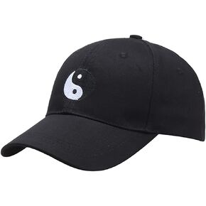 Adjustable Hat Baseball Cap Cotton Peaked Cap Dad Cap Tai Chi Embroidered