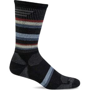 Sockwell Men's Parks Twill Crew Moderate Compression Sock