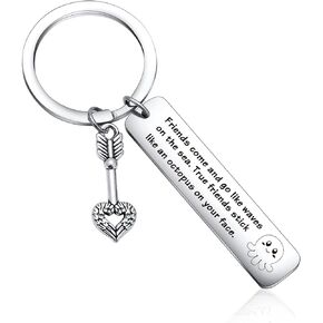 Octopus Gift Friendship Jewelry Coworker Cousin Keychain Besties Gift Best Friend Appreciation Keychain