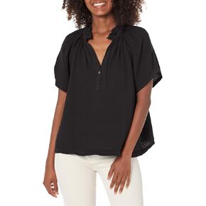 Velvet by Graham & Spencer Women's Jaden Cotton Gauze Blouse