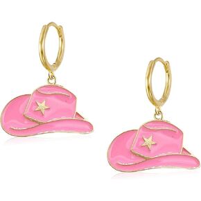 الأقراط الغربية قبعة رعاة البقر للنساء قبعة رعاة البقر بوهو المتدلية الأقراط الغربية للسيدات in Kuwait