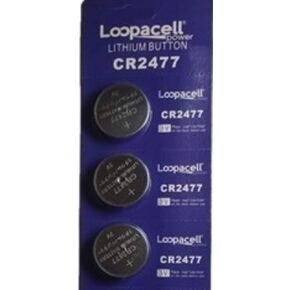 CR2477 3V Lithium Cell Batteries (Pack of 3)