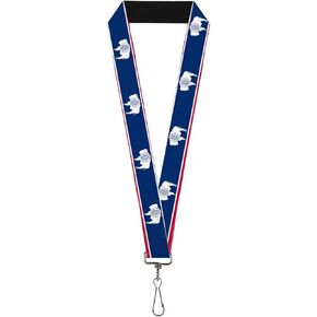 Buckle-Down Lanyard-1.0"-Wyoming Flags