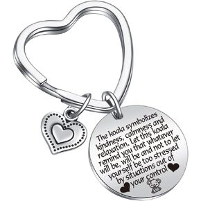 JIUSHUN Koala Charm Jewelry Koala Themed Jewelry Animal Lover Gift Cute Koala Keychain Cute Charm Keyrings