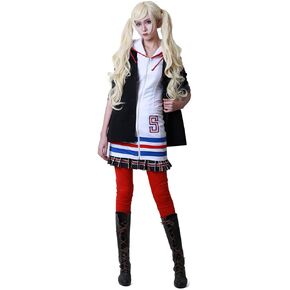 miccostumes Women's Costume Student Cosplay Academy School Winter Uniform Fullset With Hoodie And Jacket And Skirt
