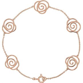 Sonia Jewels Floral-Inspired Flower Bracelet (Width = 11.3mm)