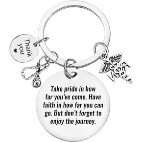 Nurse Week Gifts for Women - Keychains, Nurse Graduation Gift，Nursing student Thank You Appreciation Gifts, Christmas Thanksgiving Inspirational Gifts for Women