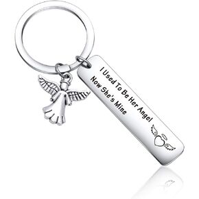 Guardian Angel Keychain Sympathy Jewelry Loss of Loved One Mom Grandma Aunt Friends Gifts