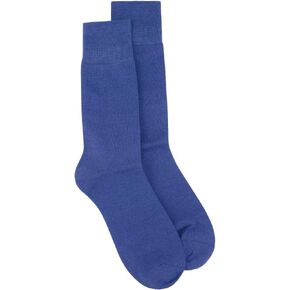 Pair of Biagio Solid Color Men's COTTON Dress SOCKS