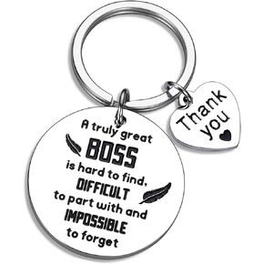 National Boss Day Gifts Boss Gifts for Women Men Boss Day Farewell Gifts Male Appreciation Keychain Supervisor Leader Mentor Leaving Gift Thank You Retirement Goodbye Christmas