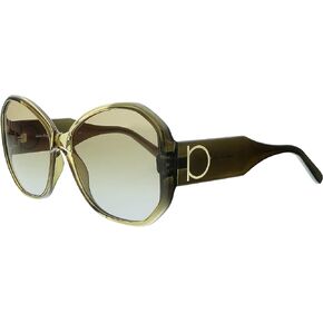 Salvatore Ferragamo Geometric Sunglasses SF942S 326 Khaki 61mm 942