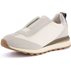 CUSHIONAIRE Women's Zanie Slip on Nylon Sneaker +Comfort Foam, Wide Widths Available