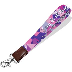 WIRESTER Unisex Cool Wrist Lanyard Replacement Wristlet Strap KeyChain Holder for Keys Wallet Clutch Purse Handbag ID Pouch