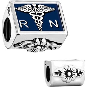 CharmSStory ممرضة التمريض RN مسجلة صولجان هرمس سحر القلب صور الخرز in Kuwait