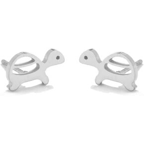 Cute Turtle Stud Earrings Stainless Steel Sea Ocean Animal Small Studs Earring Minimalist Jewelry for Women Teen Girls Gifts