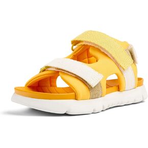 Camper Kids Ankle-Strap Flat Sandal, Bright Orange, 11.5 US Unisex Big Kid in Kuwait