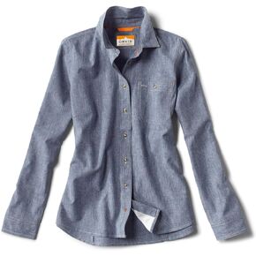 Orvis Women's Long-Sleeved Tech Chambray Work Shirt