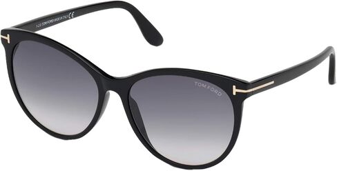 Tom Ford FT0787 01B Shiny Black Maxim Round Sunglasses Lens Category 2 Size 59m in Saudi Arabia