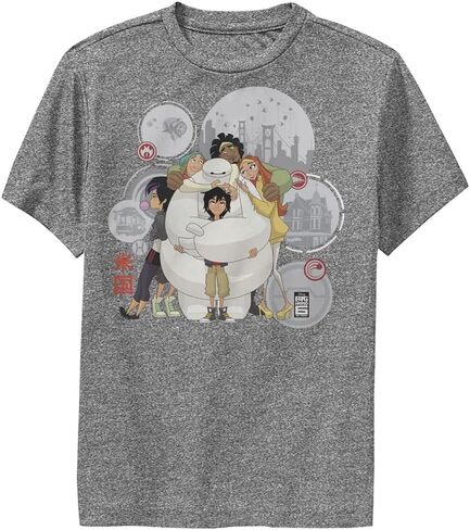 Disney Big Hero 6 Series Baymax Hugs Boys Short Sleeve Tee Shirt in Saudi Arabia