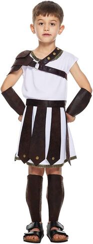 Snailify Unisex Kids Roman Warrior Costume Halloween Ancient Greek Cosplay Costume in Saudi Arabia