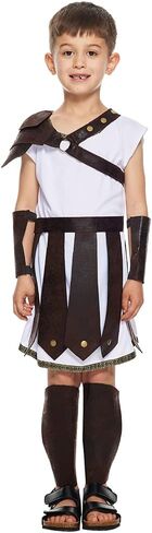 Snailify Unisex Kids Roman Warrior Costume Halloween Ancient Greek Cosplay Costume in Saudi Arabia