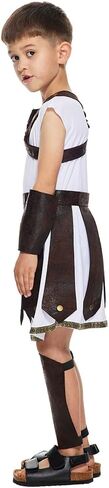 Snailify Unisex Kids Roman Warrior Costume Halloween Ancient Greek Cosplay Costume in Saudi Arabia