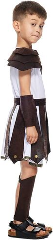 Snailify Unisex Kids Roman Warrior Costume Halloween Ancient Greek Cosplay Costume in Saudi Arabia