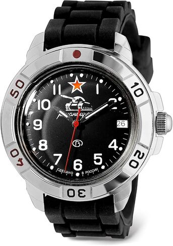 VOSTOK | Komandirskie Tank Commander Russian Military Mechanical Wrist Watch | 306 Series | Fashion | Business | Casual Men's Watches in Saudi Arabia