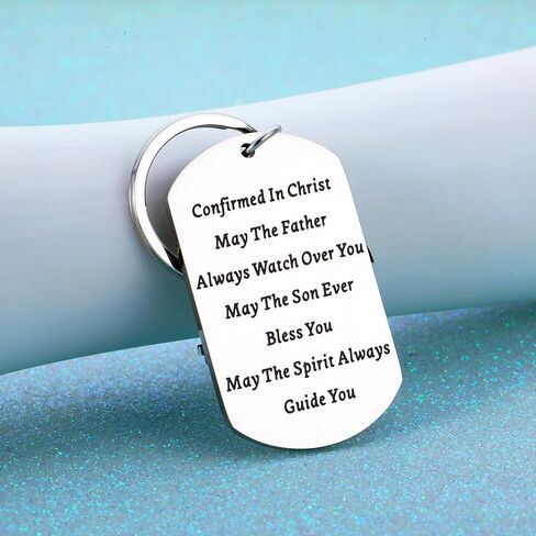 2024 First Communion Gifts Keychain for Teenage Girls Boys Religious Christian Gifts for Women Men Girls Boys Him Christmas Gifts for Women Men Baptism Graduation Birthday Gifts for Teenage Her Him in Saudi Arabia