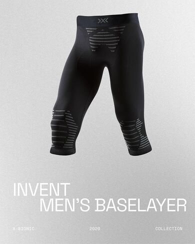 X-Bionic® Invent 4.0 3/4 سروال رياضي للرجال ضغط وظيفي أسود in Kuwait