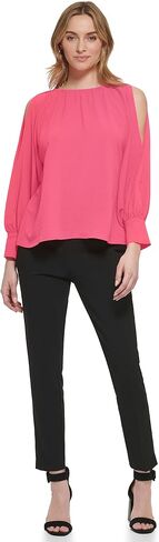 Calvin Klein Women's Cold Shoulder Blouse in Saudi Arabia