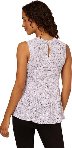 Adrianna Papell Women's Sleeveless Pleated Blouse in Saudi Arabia