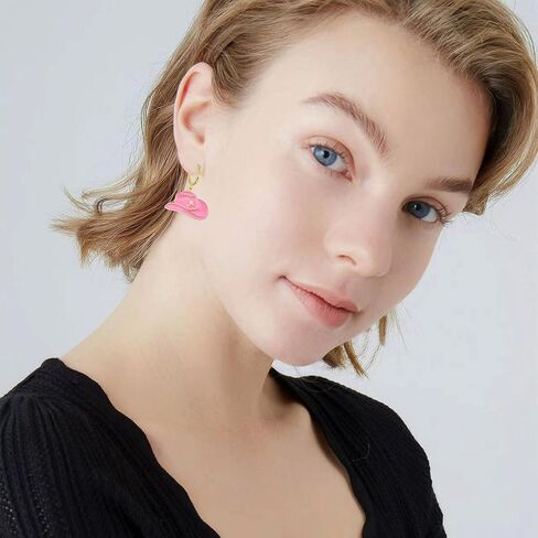 الأقراط الغربية قبعة رعاة البقر للنساء قبعة رعاة البقر بوهو المتدلية الأقراط الغربية للسيدات in Kuwait