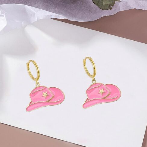 الأقراط الغربية قبعة رعاة البقر للنساء قبعة رعاة البقر بوهو المتدلية الأقراط الغربية للسيدات in Kuwait