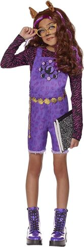 Spirit Halloween Monster High Kids Clawdeen Wolf Costume | Officially Licensed | Werewolf Cosplay | Group Costume in Saudi Arabia