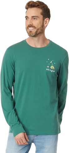 Life is Good Take It Outside Camping Long Sleeve Crusher-Lite™ Tee in Saudi Arabia