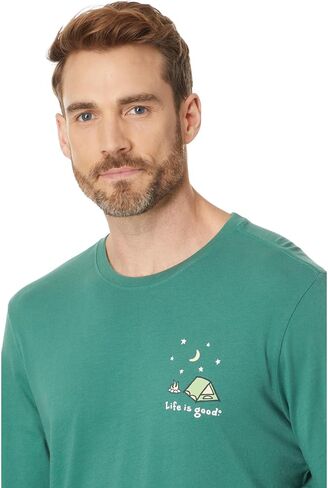Life is Good Take It Outside Camping Long Sleeve Crusher-Lite™ Tee in Saudi Arabia
