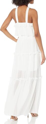 KENDALL + KYLIE Women's Ruffled Halter Maxi in Saudi Arabia