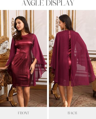 فستان نسائي رسمي لامع لحفلات الزفاف من DRESSTELLS، فستان بودي كون لامع لامع مثير لحفلات الكوكتيل والحفلات الليلية in Kuwait