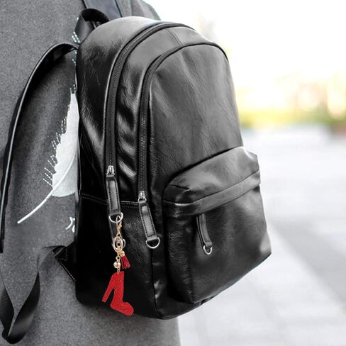KESYOO Womens Black High Heel Hanging Keychain Rhinestone Crystal Car Bag Decorative Key Chain in Saudi Arabia